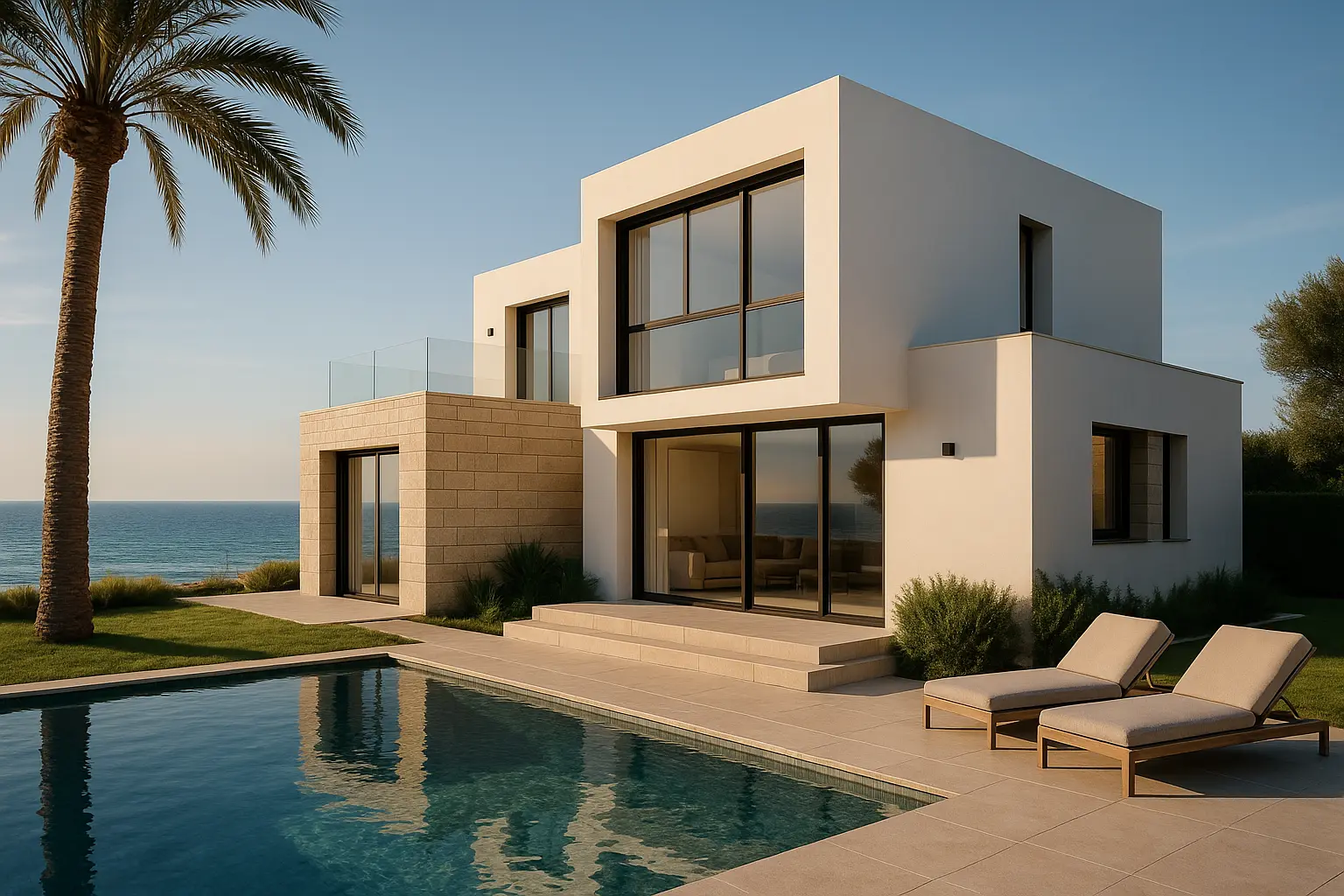 Contemporary villa exterior, Costa Blanca